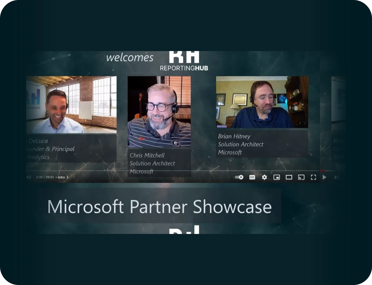 Reporting Hub Featured On The Microsoft Partner Showcase: VIDEO